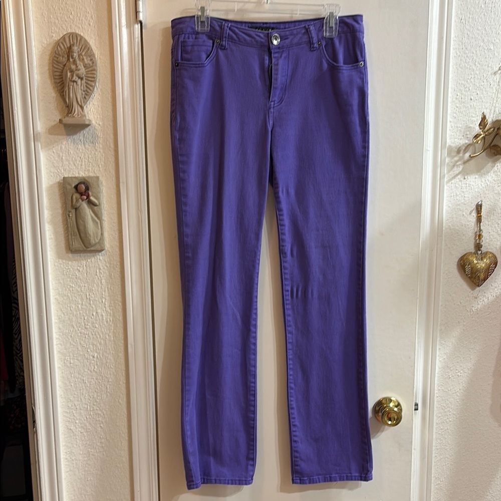 Purple Denim Jeans